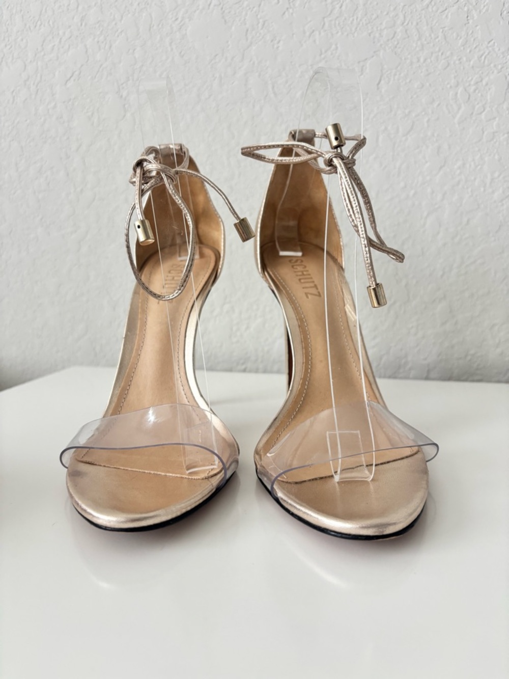 SCHUTZ
Women's Josseana Open Toe Nubuck High-Heel Sandals Size 8.5 - Picture 5 of 11